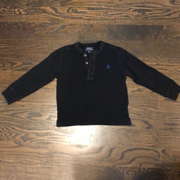 Polo Ralph Lauren Other - Polo Ralph Lauren Black Longsleeve Top Boys Sz 4T